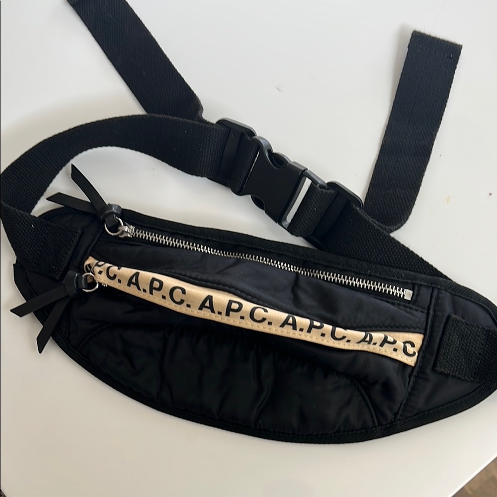 A.P.C. Black Belt Bag